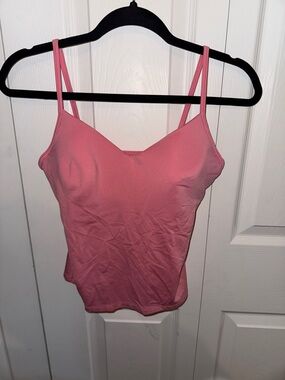 Women’s Pink Spaghetti Strap Tank Top, size M (CL)